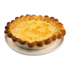 Mac & Cheese & Greens Pie