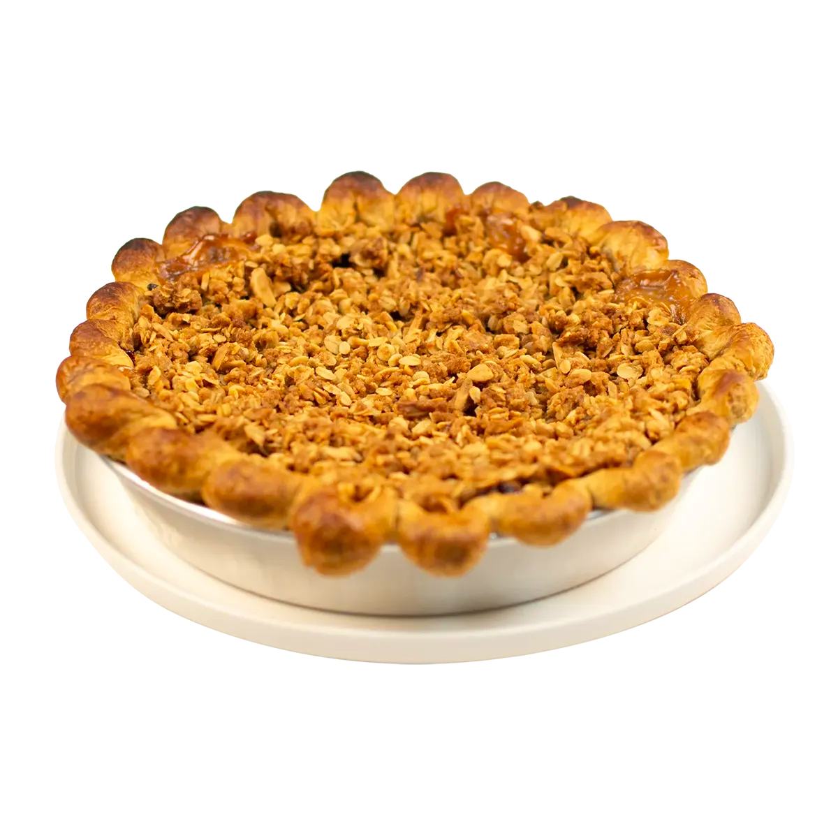 Peach Crumble Pie