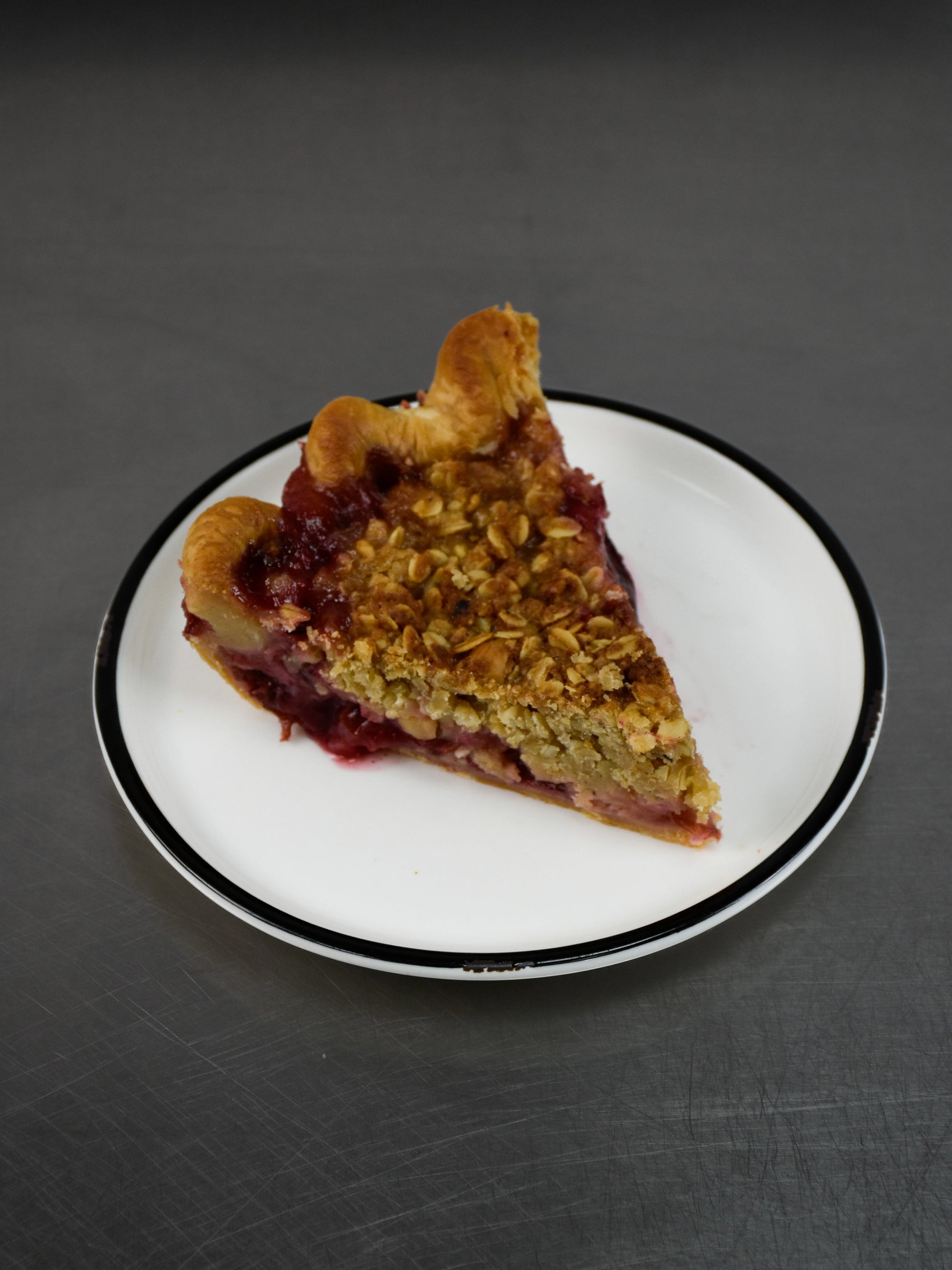 Plum Crumble Pie