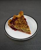 Plum Crumble Pie
