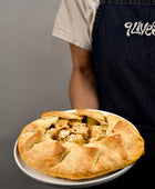 Romesco Leek Galette
