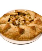 Romesco Leek Galette