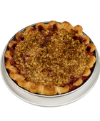 Plum Crumble Pie